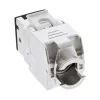 InLine Keystone RJ45-bus, afgeschermd, Cat.6A, zwart, 8-pack