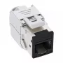 InLine Keystone RJ45-bus, afgeschermd, Cat.6A, zwart, 8-pack