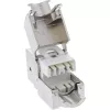 InLine Keystone RJ45-bus, afgeschermd, Cat.6A, wit, 8-pack