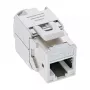InLine Keystone RJ45-bus, afgeschermd, Cat.6A, wit, 8-pack