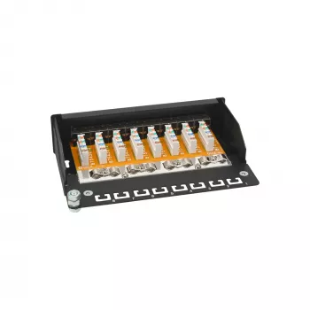 InLine Patchpanel Cat.6 8 poorts desktop zwart RAL9005