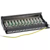 InLine Patchpanel Cat.6 12 poorts tafel-/wandmontage zwart RAL9005