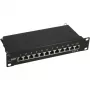 InLine Patchpanel 10 inch Cat.6 12 poorts 1U zwart RAL9005