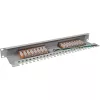 InLine Patchpanel Cat.6 16 poorts 19 inch 1HE lichtgrijs RAL7035