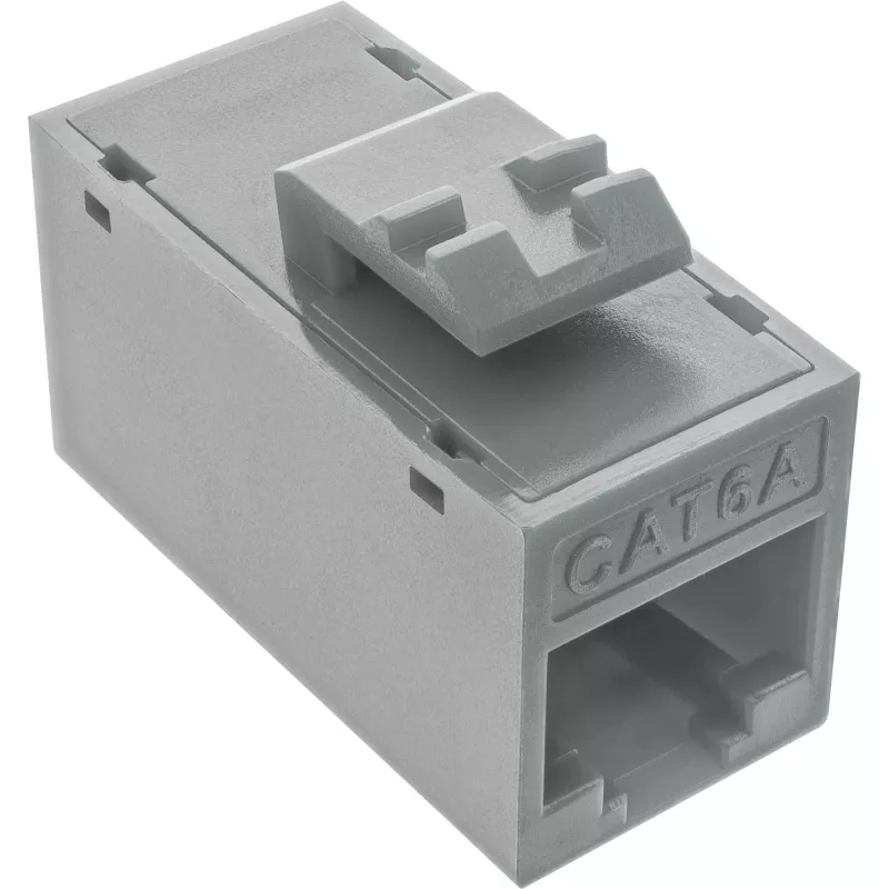 InLine Keystone RJ45-bus, onafgeschermd, Cat.6A, 8-pack, grijs