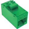 InLine Keystone RJ45-bus, onafgeschermd, Cat.6A, 8-pack, groen