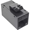 InLine Keystone RJ45-bus, onafgeschermd, Cat.6A, 8-pack, zwart