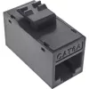 InLine Keystone RJ45-bus, onafgeschermd, Cat.6A, 8-pack, zwart