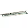 InLine Patchpanel Cat.6 24 poorts 19 inch 0,5 HE lichtgrijs RAL7035