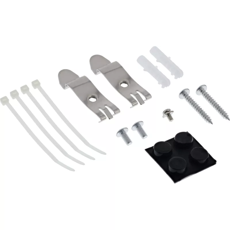 InLine Desktop consolidation point box 4x Keystone RJ45, metaal, zwart RAL9005