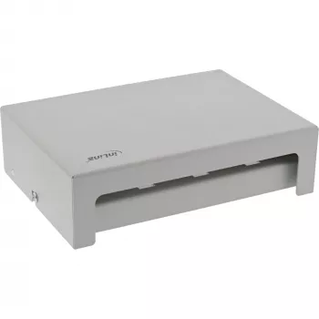 InLine Desktop consolidation point box 8x Keystone RJ45, metaal, RAL7035
