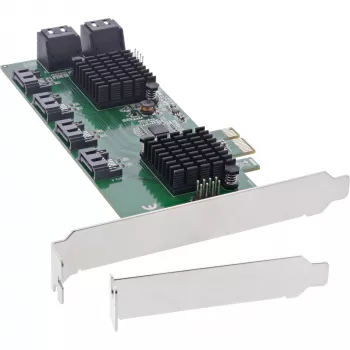InLine interfacekaart, 8x SATA 6Gb/s controller, PCIe 2.0 (PCI Express)