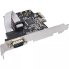 InLine interfacekaart 1 poort serieel 9 pin PCIe, InLine, 76618D