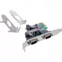 InLine interfacekaart 2x serieel 9 pin PCIe PCI-Express male