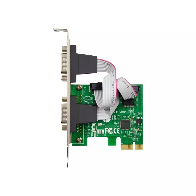 InLine interfacekaart 2x serieel 9 pin PCIe PCI-Express male