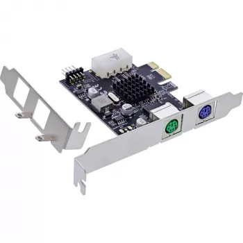 InLine interfacekaart 2x PS/2 USB-header PCIe male 0,48 Gbit/s