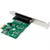 Interne parallel-adapter InLine 76625E PCIe stekker WCH CH382L