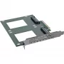 InLine 76660P interne U.2-adapter PCIe stekker 4 Gbit/s 3,3 V