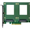 InLine 76660P interne U.2-adapter PCIe stekker 4 Gbit/s 3,3 V