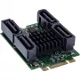 InLine 76660U interne SATA-interfacekaart M.2 naar SATA 6 Gbit/s