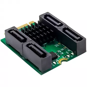 InLine 76660U interne SATA-interfacekaart M.2 naar SATA 6 Gbit/s