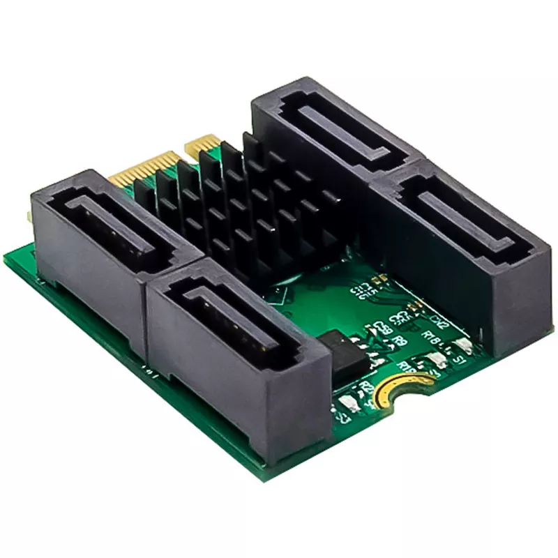 InLine 76660U interne SATA-interfacekaart M.2 naar SATA 6 Gbit/s