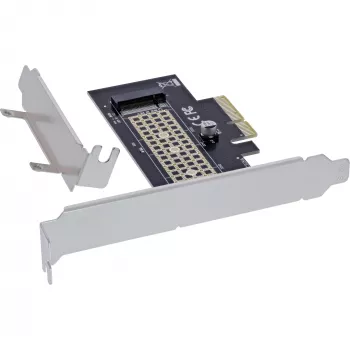 InLine 76660V interne M.2-interfacekaart PCIe 4 Gbit/s