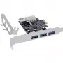 InLine 76662D interfacekaart/adapter intern Molex 4-pin, USB 3.2 Gen 1 (3.1 Gen 1)