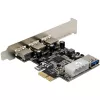 InLine 76662D interfacekaart/adapter intern Molex 4-pin, USB 3.2 Gen 1 (3.1 Gen 1)