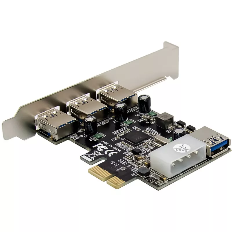 InLine 76662D interfacekaart/adapter intern Molex 4-pin, USB 3.2 Gen 1 (3.1 Gen 1)