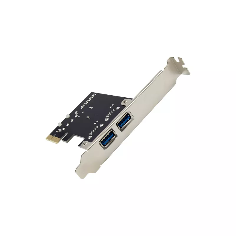 InLine 2+2-poorts USB 3.2 Gen.1 hostcontroller, PCIe, met SATA-voeding + LP-beugel