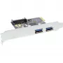 InLine 2-poorts USB 3.0 hostcontrollerkaart met SATA-hulpstroomaansluiting PCIe