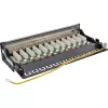 InLine patchpanel Cat.6A tafel-/wandmontage 12 poorten zwart