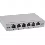 InLine Patchpanel Cat.6A 0,5HE 6-poorts, tafel/wand/rail, grijs met stofkap