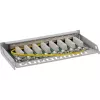 InLine Patchpanel Cat.6A 0,5HE 8-poorts, tafel-/wandmontage lichtgrijs RAL7035