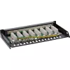 InLine Patchpanel Cat.6A 0,5HE 8-poorts, tafel-/wandmontage zwart RAL9005
