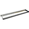 Blind patchpanel 19 inch InLine 76824C 24 poorten voor RJ45-keystones 0,5U zwart