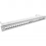 InLine blind patchpanel met uittrekbaar deel 19 inch 24 poorten 1U lichtgrijs