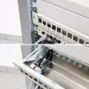 InLine blind patchpanel met uittrekbaar deel 19 inch 24 poorten 1U lichtgrijs