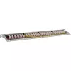 InLine 19 inch patchpanel Cat.6A 0,5U 24-poorts, met stofbescherming, grijs