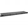 InLine 19 inch patchpanel Cat.6A 0,5U 24-poorts, met stofbescherming, zwart