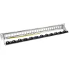 InLine Patchpanel 24-voudig, Keystone-leeg-patchpanel, 19 inch, 1HE, grijs