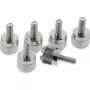 Kartelschroeven voor behuizing InLine 77770A zilver 6-pack
