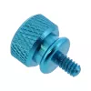 Kartelschroeven voor behuizing InLine 77770B blauw aluminium 10 stuks verpakking
