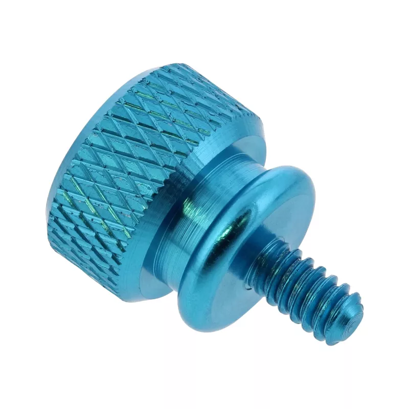 Kartelschroeven voor behuizing InLine 77770B blauw aluminium 10 stuks verpakking