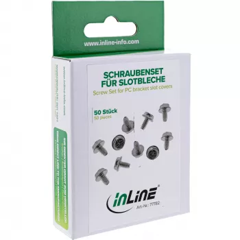 InLine schroevenset voor pc-slotbeugels 50 stk.