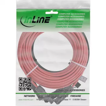 Middenspanningskabel InLine 95415 1500V 15m rood zwart