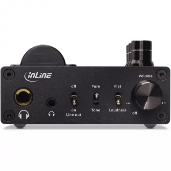 InLine AmpUSB-EQ, Hi-Res AUDIO HiFi DSD USB audio-DAC