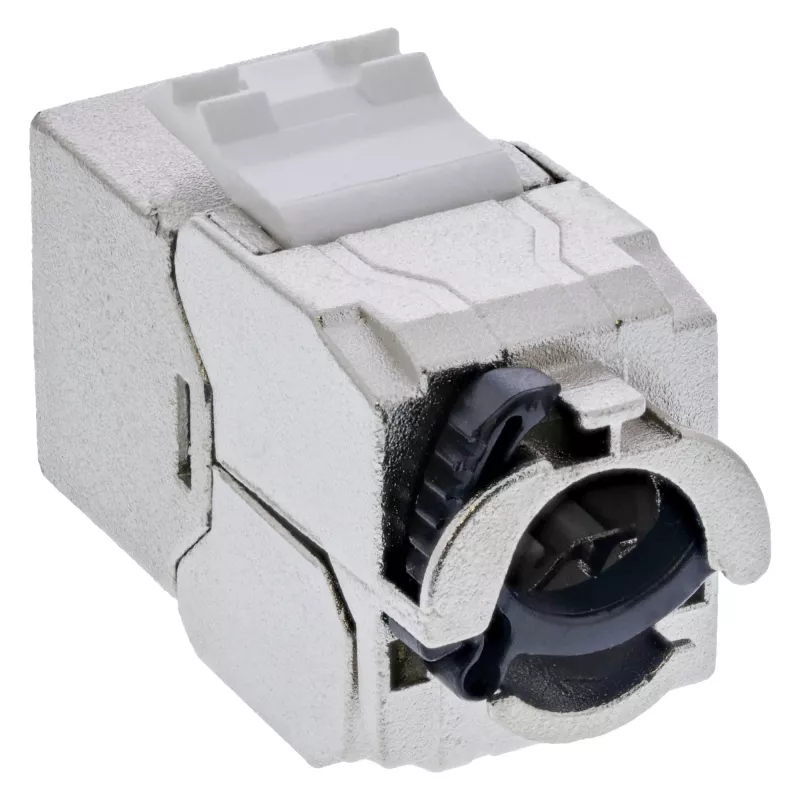 InLine B-76202Q Keystone RJ45-aansluiting Slim, Cat.8.1, bulkverpakking van 24