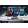 ATEN 2-poorts USB 4K HDMI dual-display KVMP-switch (kabel inbegrepen)
